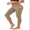 ODODOS ODTHERMAL Women's Fleece Lined Full Length Yoga Pants with Pockets - 28" High Waisted Warm Workout Leggings, Light Brown, X-Large view 1