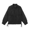 Women Quilted Jacket Zip Up Oversized Warm Winter Coats Stand Collar Lightweight Puffer Jacket Padded Down Coat Outwear view 1