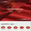 ODODOS ODTHERMAL Women's Fleece Lined 7/8 Length Yoga Pants with Pockets - 25" High Waisted Warm Workout Leggings, Red, Medium view 3