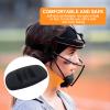 3 Pcs Fielder's Facemask Chin Cup, Durable and Maximum Protection Catcher's Mask Replacement Chin Pad, Baseball Helmet Padding for Men Women Teens view 2