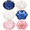 UPKOCH 6pcs Ceramic Jewelry Display Trays Sturdy Dishes Gradient Vintage Versatile Trinket Holders for Home Dorm Giving view 1