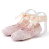 Children Girls Ballet Practice Shoes,Yoga Training Shoes for Dancing,Indoor Strap Slippers for Kids (Beige, 2 Big Kids) view 3