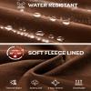 IUGA Fleece Lined Pants Women Water Resistant Hiking Pants Winter Flare Leggings with Pockets Bootcut Thermal Chestnut Brown view 3