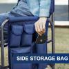 Yestomo Directors Chair, Camping Chairs for Adults, Heavy Duty Side Table, Lawn Chairs with Side Pockets Carry Straps view 4