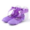 Children Girls Ballet Practice Shoes,Yoga Training Shoes for Dancing,Indoor Strap Slippers for (Purple, 13 Little Child) view 3