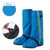 Altsuceser Oxford Cloth Leg Gaiters, Waterproof Anti-Skid Silicone Shoe Sleeves Leg Guards for Men and Women, for Hiking, Hunting and Walking Blue 2XL view 3