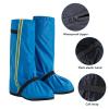 Altsuceser Oxford Cloth Leg Gaiters, Waterproof Anti-Skid Silicone Shoe Sleeves Leg Guards for Men and Women, for Hiking, Hunting and Walking Blue 2XL view 4