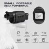 IUPPA IR Night Vision Infrared Night-vision Scope Mini Portable Monocular Digital Infrared Night Detection Device Single-tube Night Vision Device Photo/Video/Playback Function Day & Night Dual Use f view 2