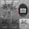 IUPPA IR Night Vision Infrared Night-vision Scope Mini Portable Monocular Digital Infrared Night Detection Device Single-tube Night Vision Device Photo/Video/Playback Function Day & Night Dual Use f view 4