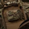 M-Tac Tactical Bag Insert Modular Organizer Utility Admin Pouch Hook Fasteners - Mesh Pocket (Multicam) view 2