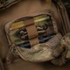 M-Tac Tactical Bag Insert Modular Organizer Utility Admin Pouch Hook Fasteners - Mesh Pocket (Multicam) view 3