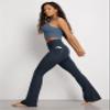 ODODOS Cloud Feeling Crossover Flared Pants with Pockets for Women, Cross Waist Bootcut Lounge Yoga Pants, 32" Inseam, Deep Navy, X-Small view 2