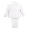 Dressy Daisy Kids Boy' 5 Pcs Set Formal Tuxedo Suits No Tail Wedding Christening Outfits Size 5-6 White, 057 view 2