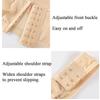 2pcs Thin Camisole Everyday Bra Front Open Large Cup Bra Sports Underwear Top Vest Women Full Coverage Post Surgery Bra (Color : Skin, Size : XXXXXL/XXXXX-Large) view 4