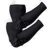 SZKANI Arm Sleeves with Elbow Pads Arm Pad Sleeve for Kid, Youth and Adult, Wrestling Elbow Pad for Kind of Sports(Black_XXL_2 Pcs) view 1