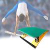 YLQFGUVWK Children's Gymnastics Springboard, Portable Curved Springboard with Anti-Slip Felt and Foot Pads Suitable for Schools and Families view 1