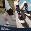 fenglaoda Compression Socks Women Men 6 Pairs, Knee High Best Support Circulation Socks for Running, Travel, Flight, Nurse view 3