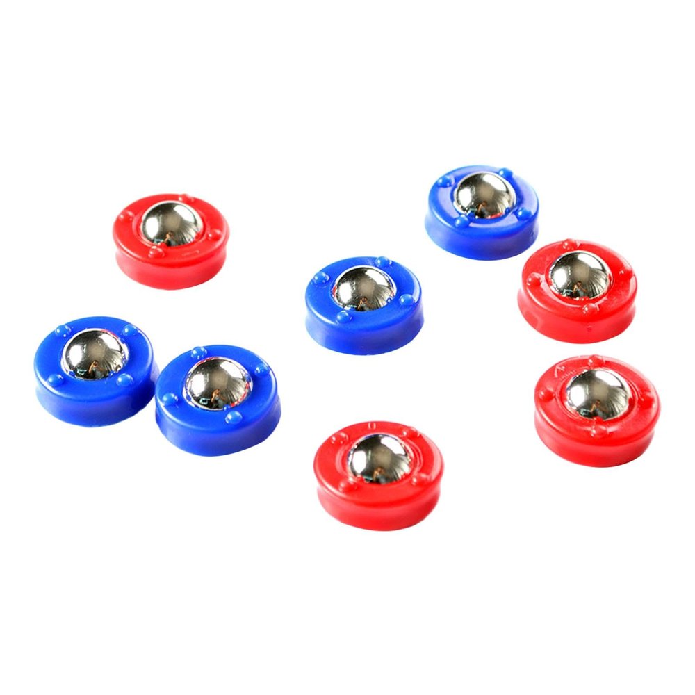 8 Pieces Shuffleboard Pucks Shuffleboard Accessories Tabletop Sliding Pucks Curling Pucks for Travel Indoor Gathering
