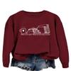 ESIKAH There is No Such Thing As Too Many Books Sweatshirt Funny Book Worm Shirt Women Crewneck Pullover Tops Book Lover Gift Wine Red view 2