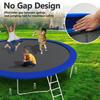 Lyromix Upgraded 14FT Trampoline for Kids and Adults, Large Outdoor Trampoline with Basketball Hoop, Stakes, Light, Sprinkler, Capacity for 5-8 Kids and Adults view 3