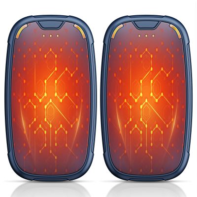 Hand Warmers Rechargeable 2 Pack, 3-Settings Rechargeable Hand Warmer, AI Smart Heating, Pocket Portable Electric Hand Warmer, Magnetic Handwarmers, A Winter for Loved Ones, Blue