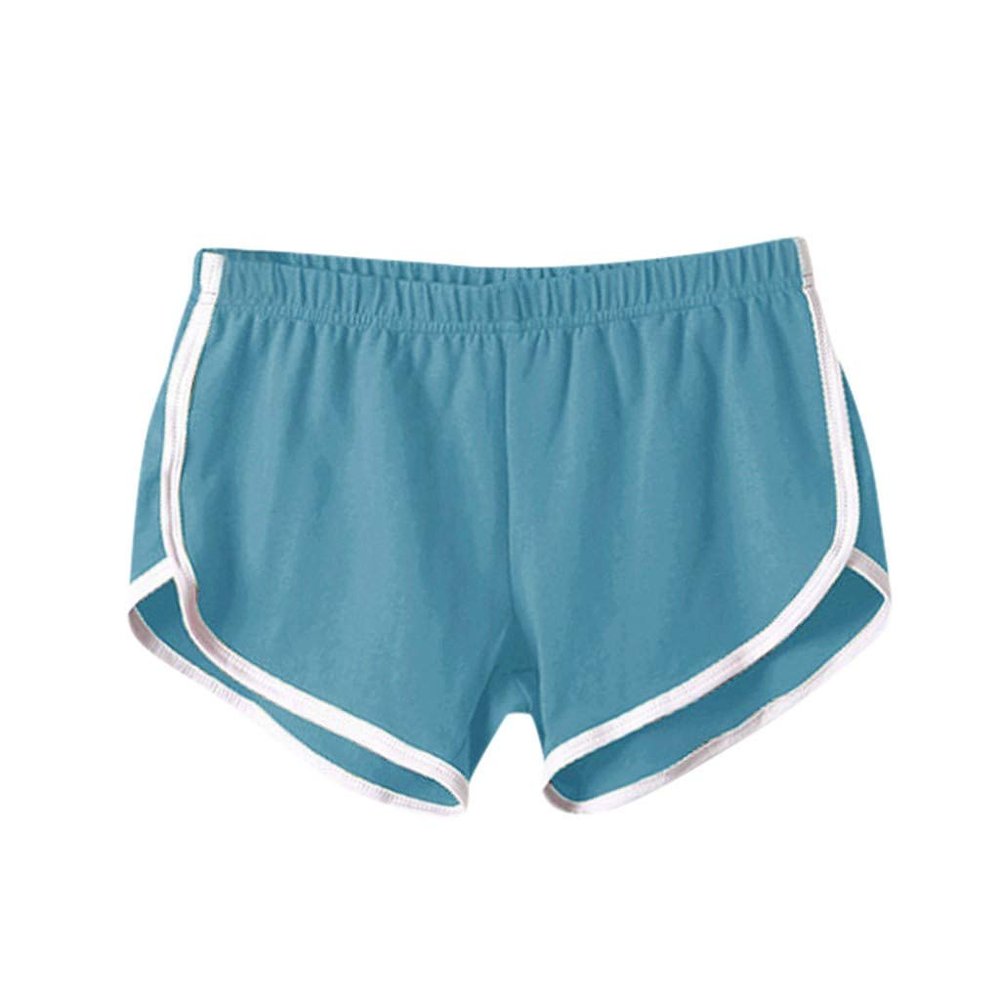 High Waisted Women's Yoga Micro Shorts - Sexy Gym Booty Scrunch Shorts - Solid High Waisted Athletic Clubwear Hot Pants Pour Femmes