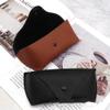 BFLCTTBD 2pcs Portable Leather Glasses Case Flexible Sunglasses Slim Pouch Case for Women Men Horizontal Eyeglass Case view 4