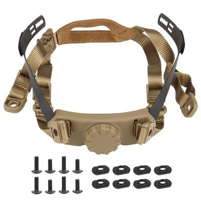 SINAIRSOFT Helmet Strap Tactical Helmet Suspension System Adjustable Head Lock Chin Strap Replacement Accessory for Fast SF HIGH Cut Helmet