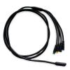 Electric Bike 1T4 Waterproof Cable E-Bike Conversion Accessories Wiring Harness for 8 Pins Controller Green Display Yellow Brake Lever and Thumb Throttle Connector 180cm/70.8 in view 2