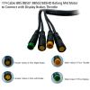 Electric Bike 1T4 Waterproof Cable E-Bike Conversion Accessories Wiring Harness for 8 Pins Controller Green Display Yellow Brake Lever and Thumb Throttle Connector 180cm/70.8 in view 3