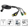Electric Bike 1T4 Waterproof Cable E-Bike Conversion Accessories Wiring Harness for 8 Pins Controller Green Display Yellow Brake Lever and Thumb Throttle Connector 180cm/70.8 in view 4