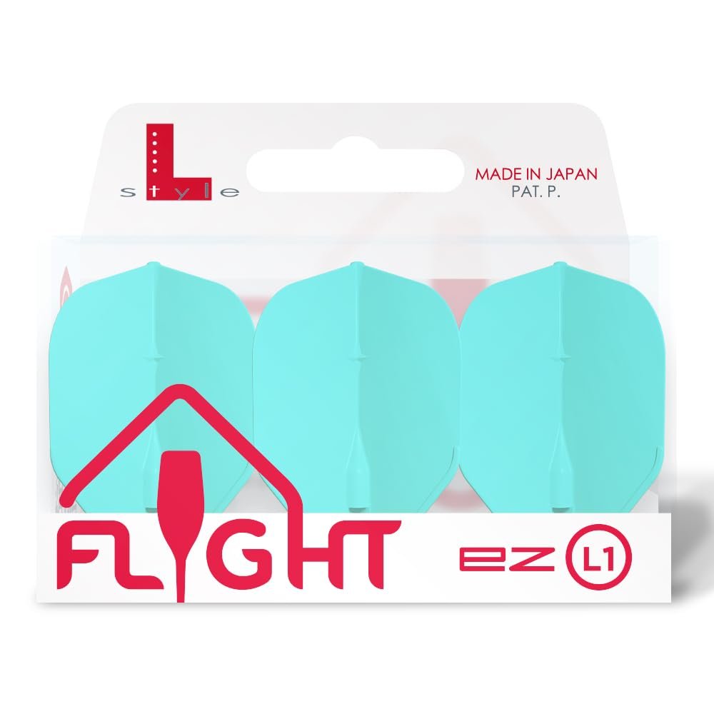 LSTYLE L1 Standard Dart Flights EZ Miracle Green 1 Set Pre-Molded