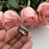 6 mm Black Tungsten Carbide Ring Womens Wedding Ring Couples Engagement Band Brushed Finish Grooved Comfort Fit view 2