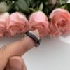 6 mm Black Tungsten Carbide Ring Womens Wedding Ring Couples Engagement Band Brushed Finish Grooved Comfort Fit view 3