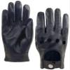 Zjjseloru Mens Genuine Lambskin Leather Driving Gloves Unlined, Touchscreen, Black, XL view 1