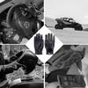 Zjjseloru Mens Genuine Lambskin Leather Driving Gloves Unlined, Touchscreen, Black, XL view 3