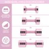 Adjustable Dumbbells Hand Weights Set: Sportneer 1 Pair 0.9-4.5KG (0.9-2.3KG) Fast Adjust Dumbbell Weight 6 In 1 Free Weights Barbells For Women Men Home Gym Workout Exercise Strength Training view 3