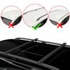 Compatible with Nissan NV200 (M20) 2010-2019 Siyah Basic Model Car Roof Rack Cross Bar Black Aluminium 2 Bars view 2