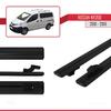 Compatible with Nissan NV200 (M20) 2010-2019 Siyah Basic Model Car Roof Rack Cross Bar Black Aluminium 2 Bars view 3