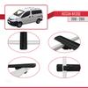 Compatible with Nissan NV200 (M20) 2010-2019 Siyah Basic Model Car Roof Rack Cross Bar Black Aluminium 2 Bars view 4