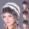 ECYC Ltd Winter Warm Women's Faux Fur Hat Fluffy Soft Faux Fur Knitted Beanie Hat Earmuff Hats Snow Ski Hat Skull Cap for Ladies, Girls view 4