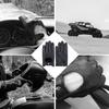 Zjjseloru Mens Genuine Lambskin Leather Driving Gloves Unlined, Touchscreen, Black, S view 3
