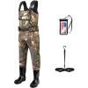 Trudave Chest Waders for Men & Women Waterproof,Fishing Neoprene Waders,Hunting Waders with Boots view 1