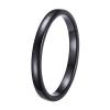 2 mm Women's Black Tungsten Carbide Polished Classic Engagement Wedding Band Ring Comfort Fit view 1