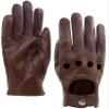 Zjjseloru Mens Genuine Lambskin Leather Driving Gloves Unlined, Touchscreen, Burgundy, XL view 1