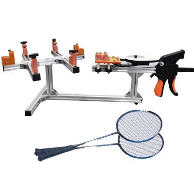 Badminton Racket Stringing Machine Badminton Racket Stringer Portable Racquet Stringing Machine DIY Racket String Tools 20-32LB (Style 1)
