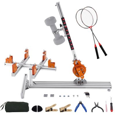 Badminton Racket Stringing Machine Badminton Racket Stringer Portable Racquet Stringing Machine DIY Racket String Tools 20-32LB (Style 2)