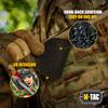 M-Tac Morale Patch Tactical Girl - PVC Tactical Military Patch with Hook Fastener Backing - Patches for Vest, Backpacks, Hats (Fountain Green) view 3