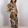 Leisureperiod Caftan for Women Plus Size Swimsuit Cover Up Ethnic Print Kaftan Beach Dress Batwing Sleeve Loungewear view 4