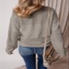 SHEWIN Womens Oversized Sweaters Casual Lightweight Long Sleeve V Neck Crochet Sweater Cable Knit Pullover Jumper Fall Fashion 2025 Womens Tops, 2XL, Chestnut view 4